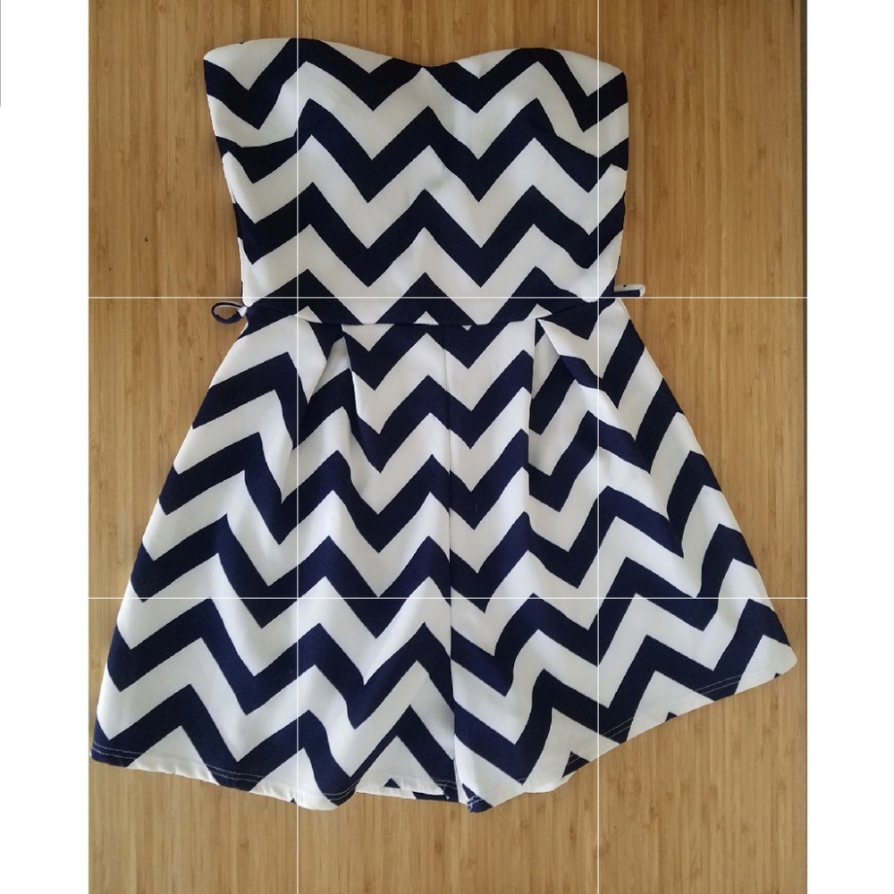 Strapless Romper - Picture 2 of 3